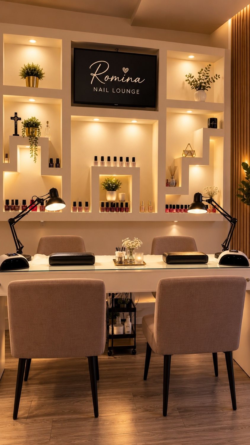 Espacio de trabajo de Romina Nail Lounge